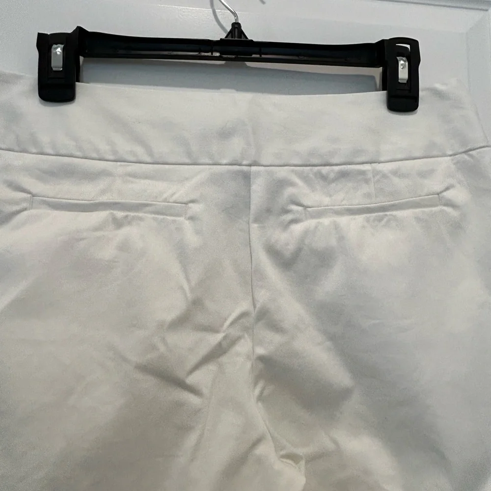 Worthington Cropped Pants White Size 8